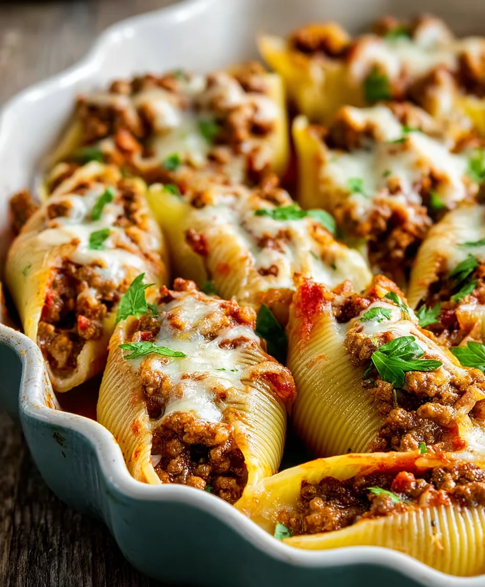 Easy Taco Stuffed Shells-Family Dinner Favorite