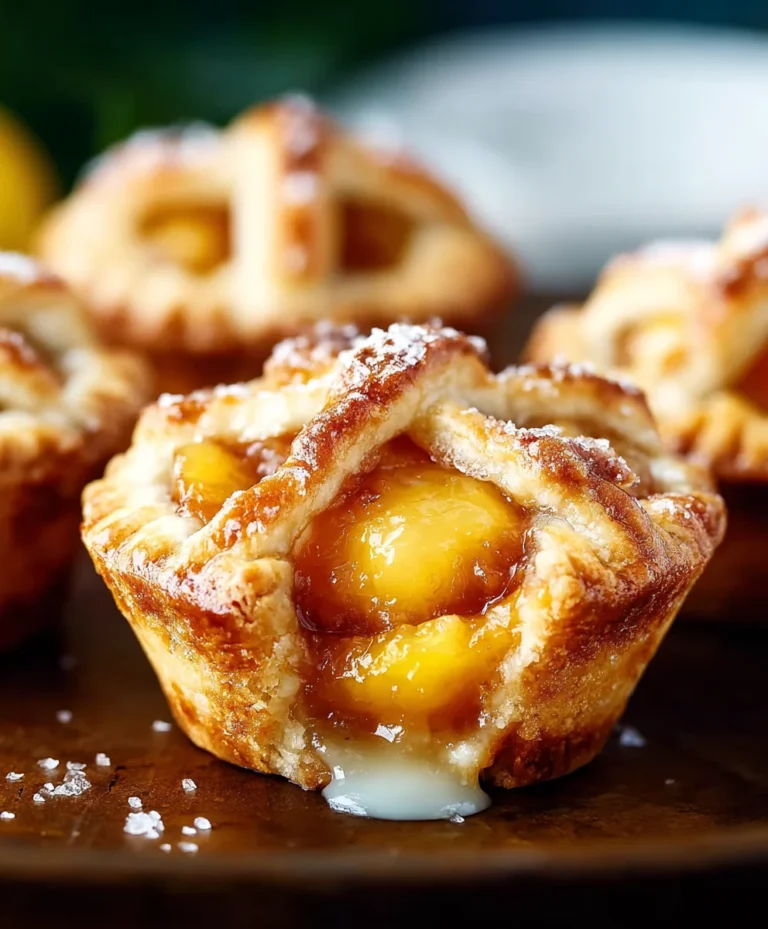 Mini Peach Pies-Sweet Summertime Treat