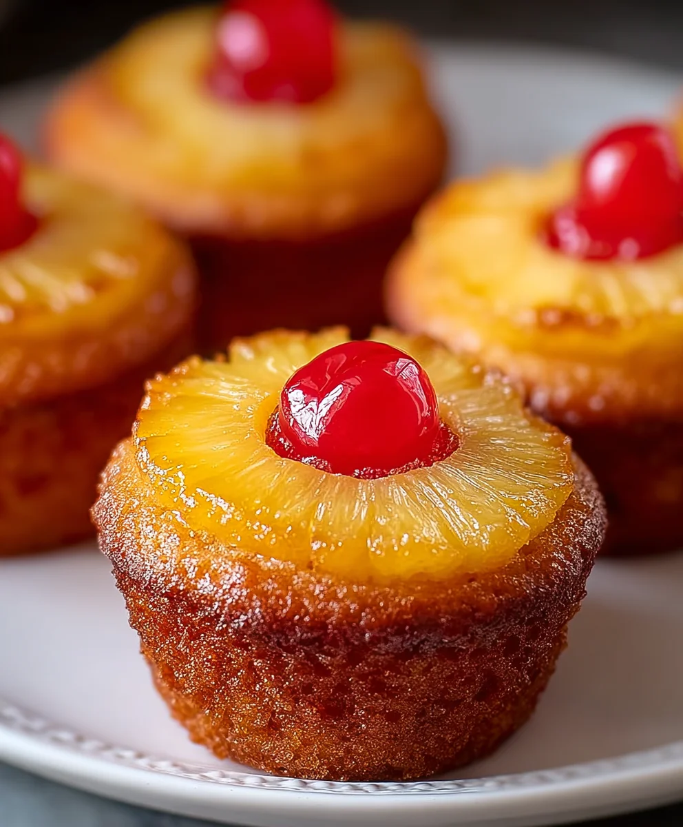 Easy Pineapple Upside Down Cupcakes Recipe