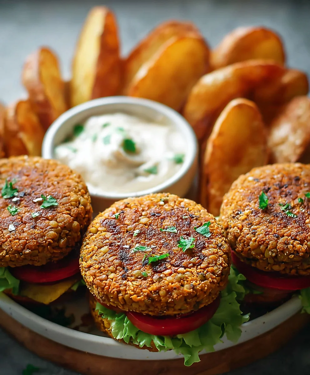 Easy Lentil Burgers Delicious Healthy Simple Recipe
