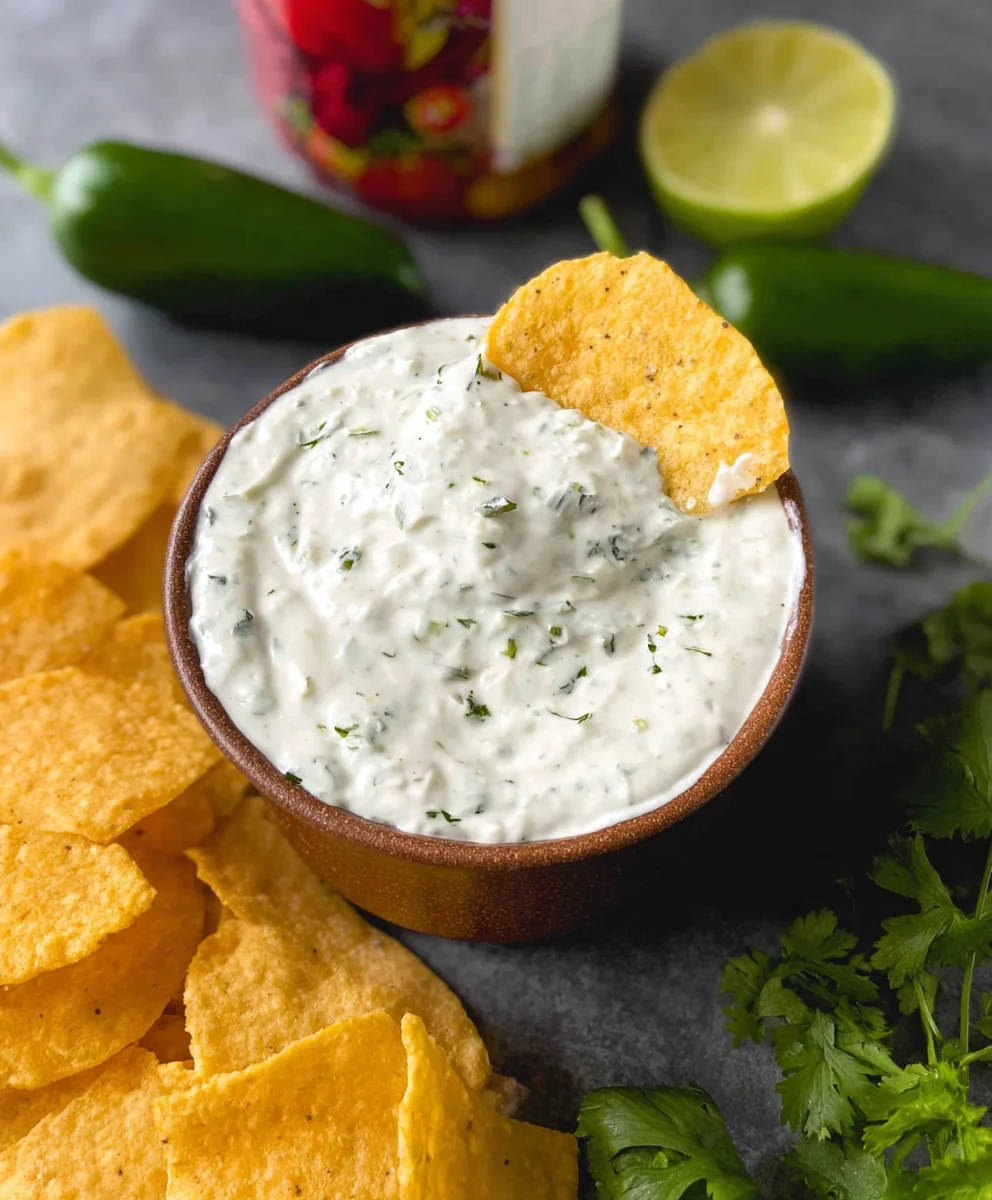 Copycat Chuy's Creamy Jalapeno Dip Recipe