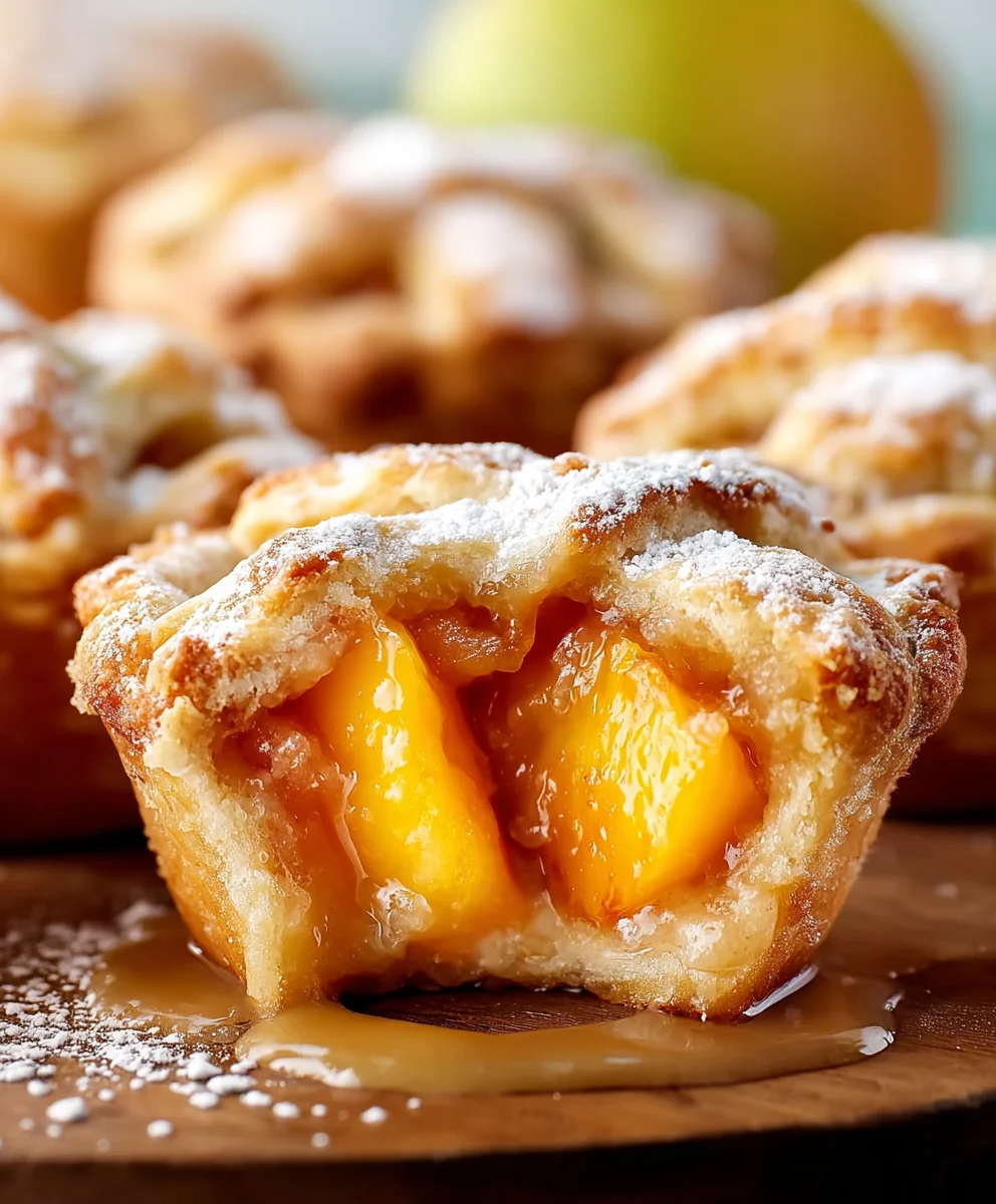 Mini Peach Pies-Sweet Summertime Treat