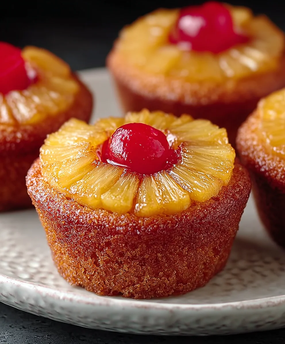 Easy Pineapple Upside Down Cupcakes Recipe