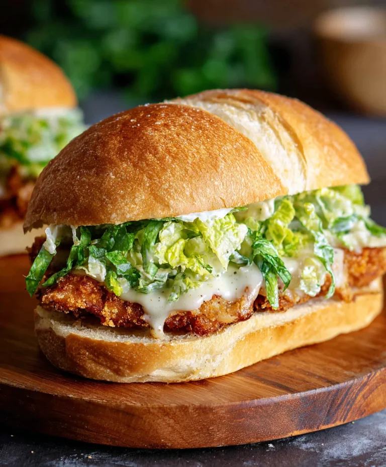 Crispy Chicken Caesar Sandwich Recipe