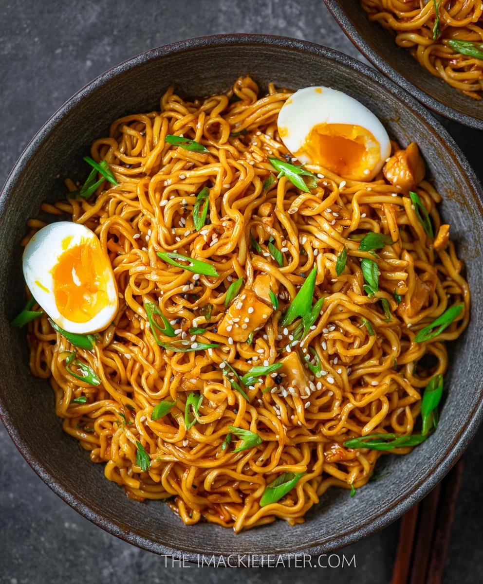 Easy Saucy Beef Ramen Noodles Recipe