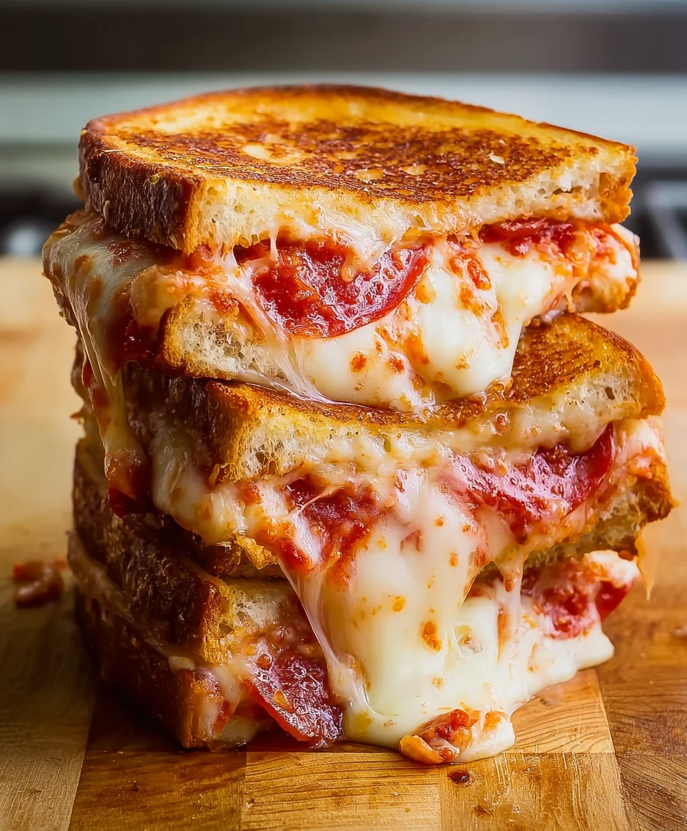 Quick Pizza Grilled Cheese - Easy & Delicious Recipe