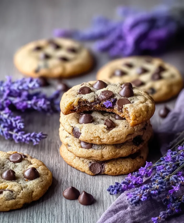 Lavender Chocolate Chip Cookies – Aromatic Delight
