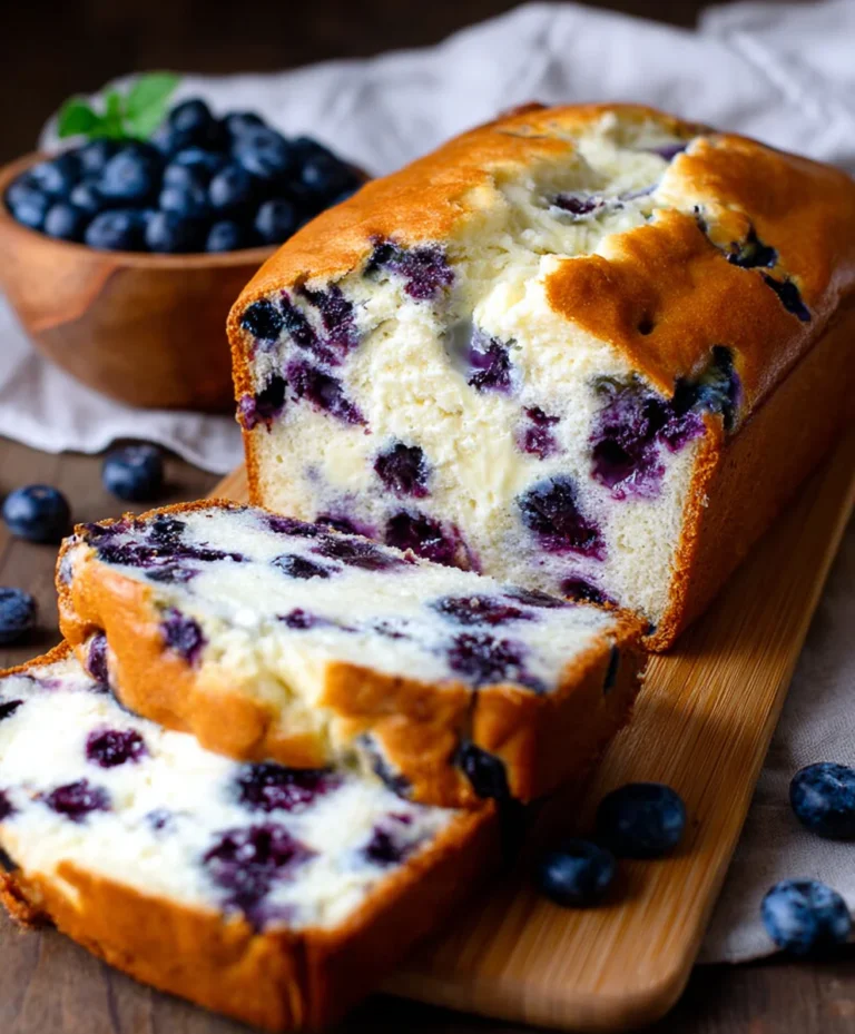 Blueberry Cream Cheese Bread – Delicious & Easy Recipe