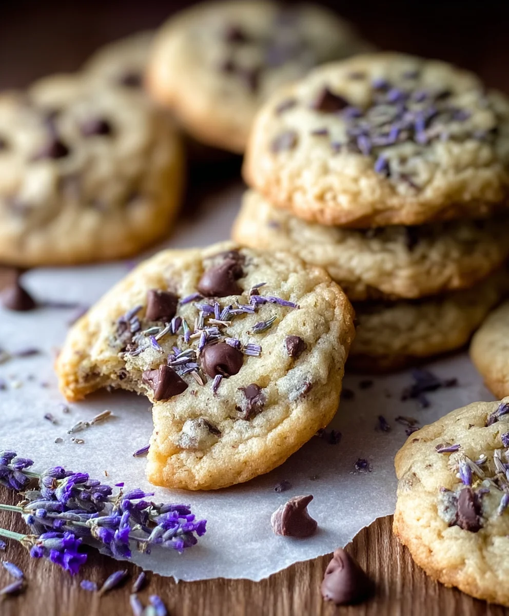 Lavender Chocolate Chip Cookies - Aromatic Delight