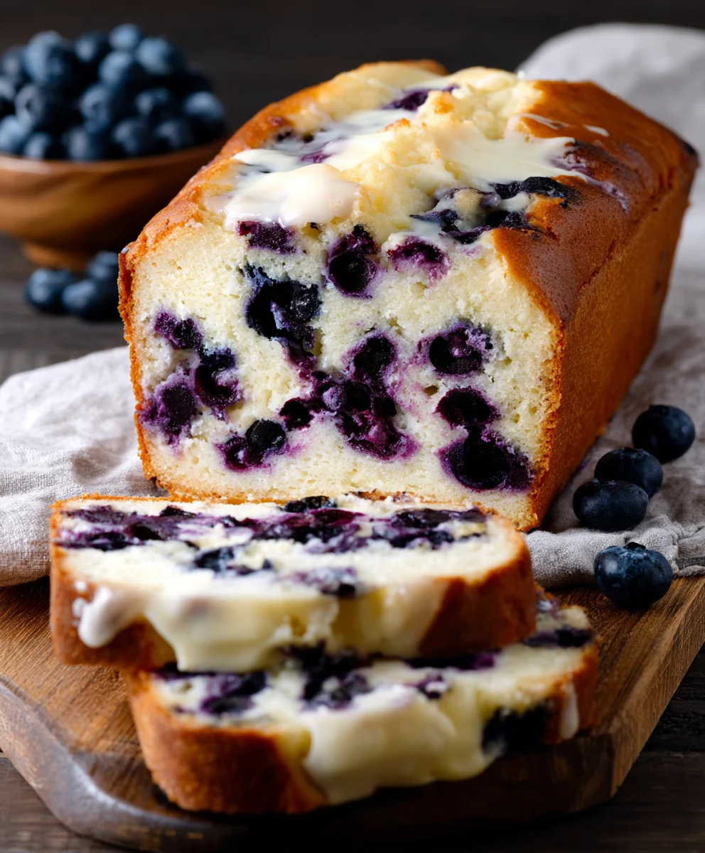 Blueberry Cream Cheese Bread - Delicious & Easy Recipe