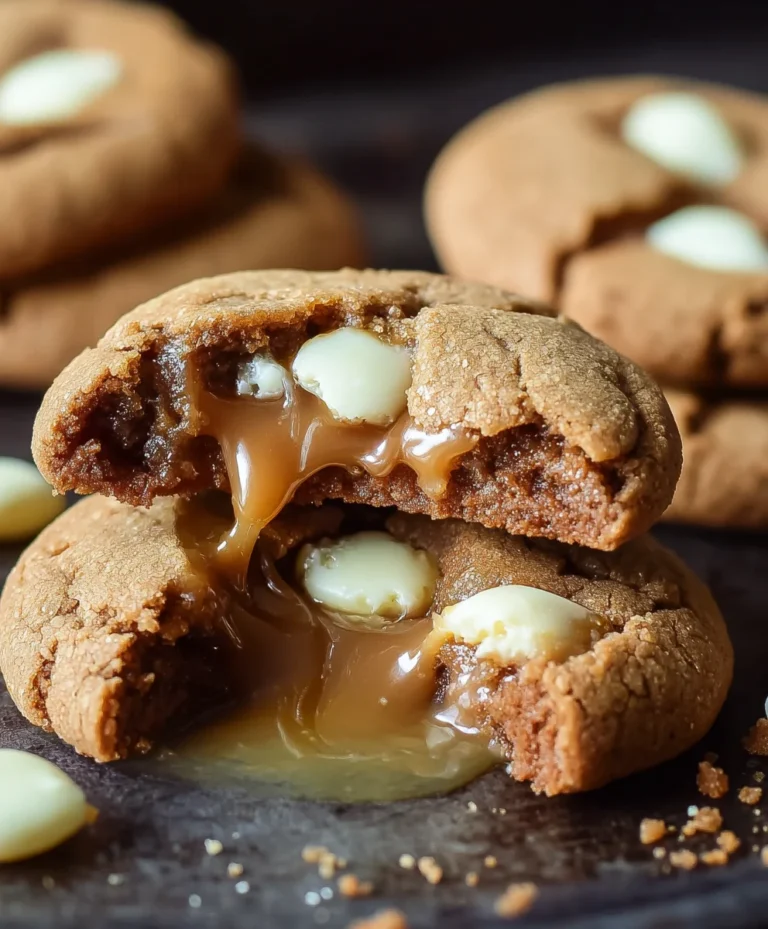 Caramel Gin Extract Cookies-White Chocolate Bliss