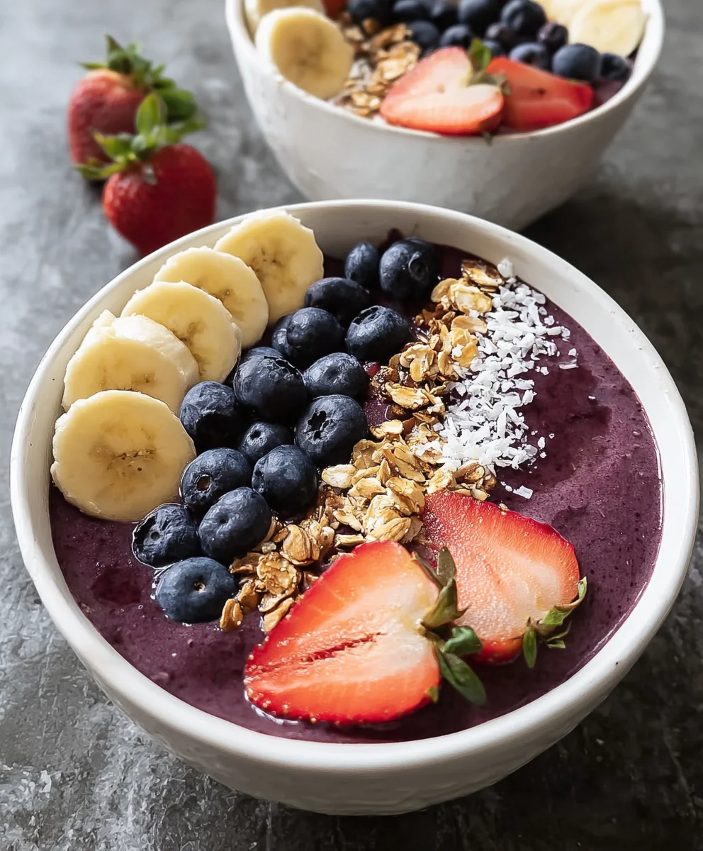 Fresh Acai Breakfast Bowl- Healthy & Delicious Start