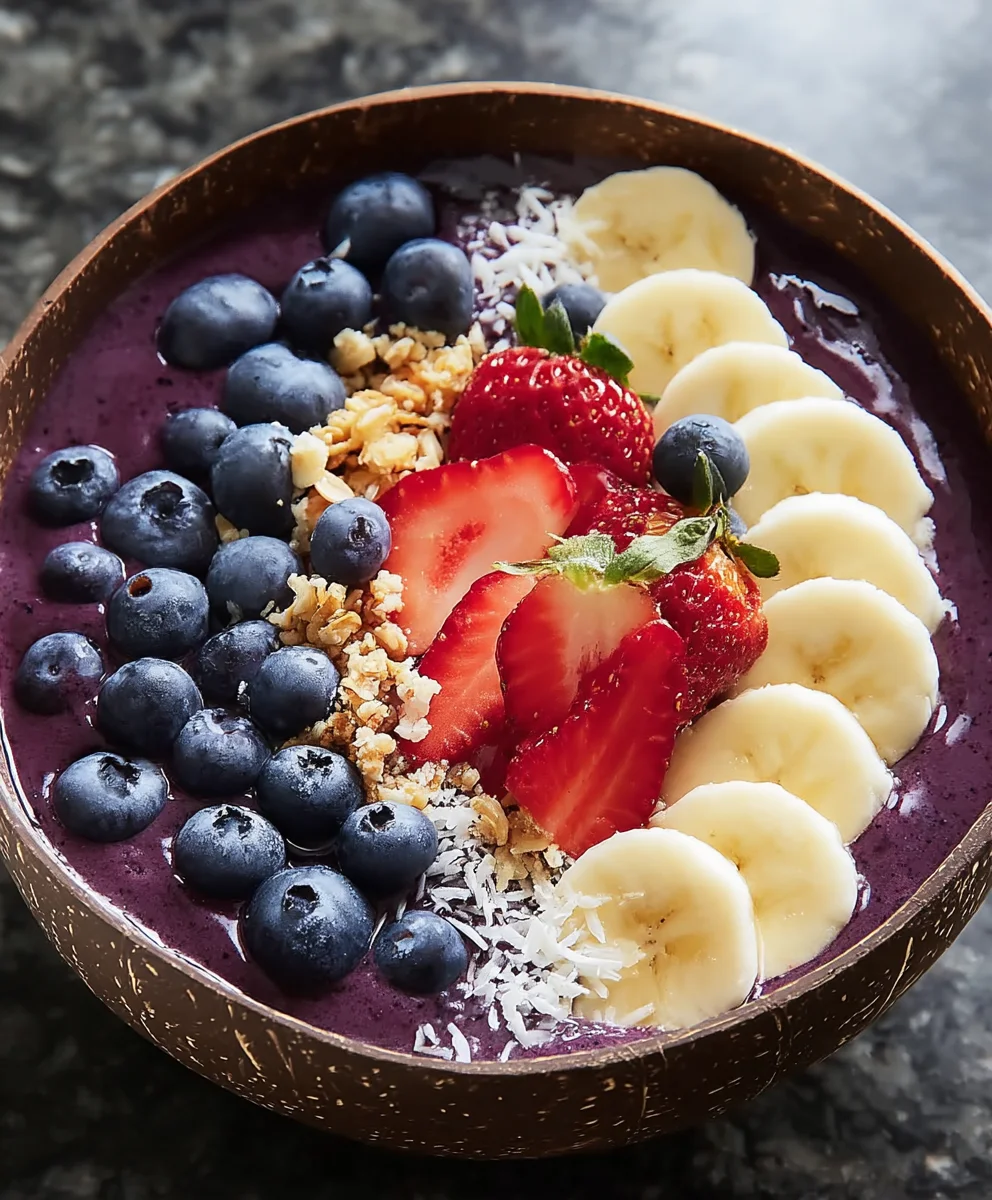 Fresh Acai Breakfast Bowl- Healthy & Delicious Start