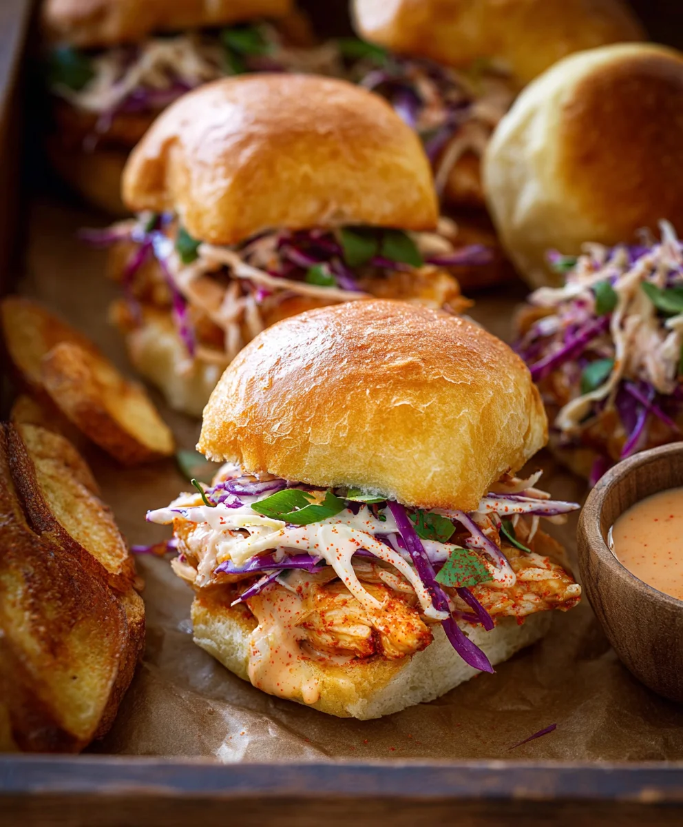 Bang Bang Chicken Sliders- Easy & Flavorful Recipe