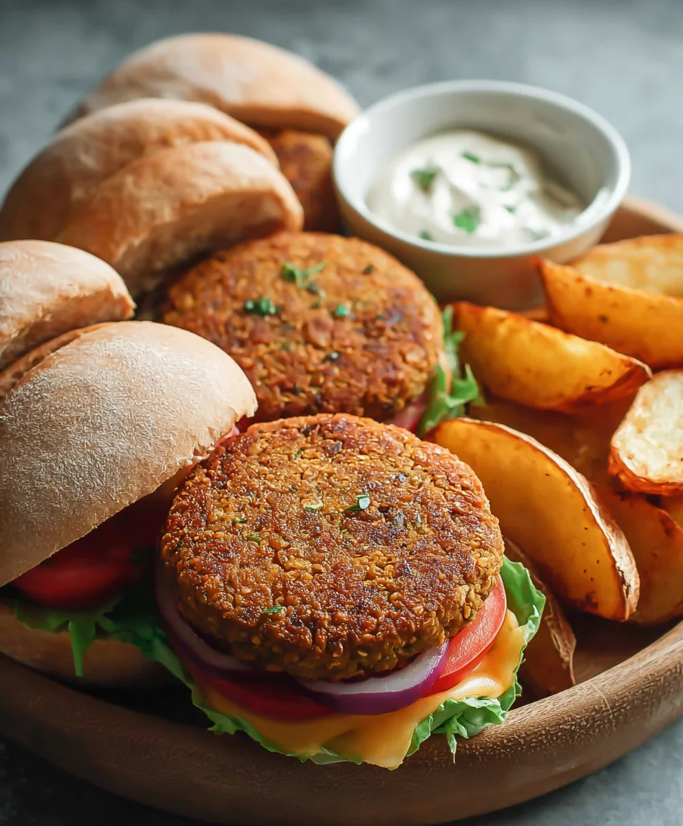 Easy Lentil Burgers Delicious Healthy Simple Recipe