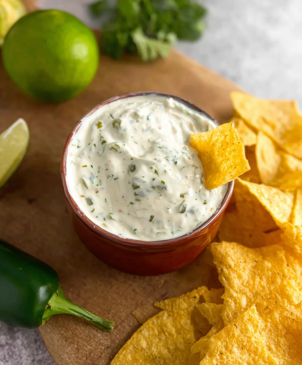 Copycat Chuy's Creamy Jalapeno Dip Recipe