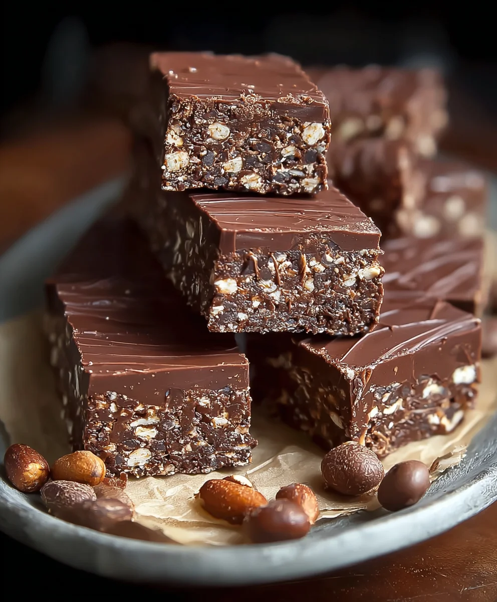 Easy No-Bake Chocolate Biscuit Bars - Delicious Treat