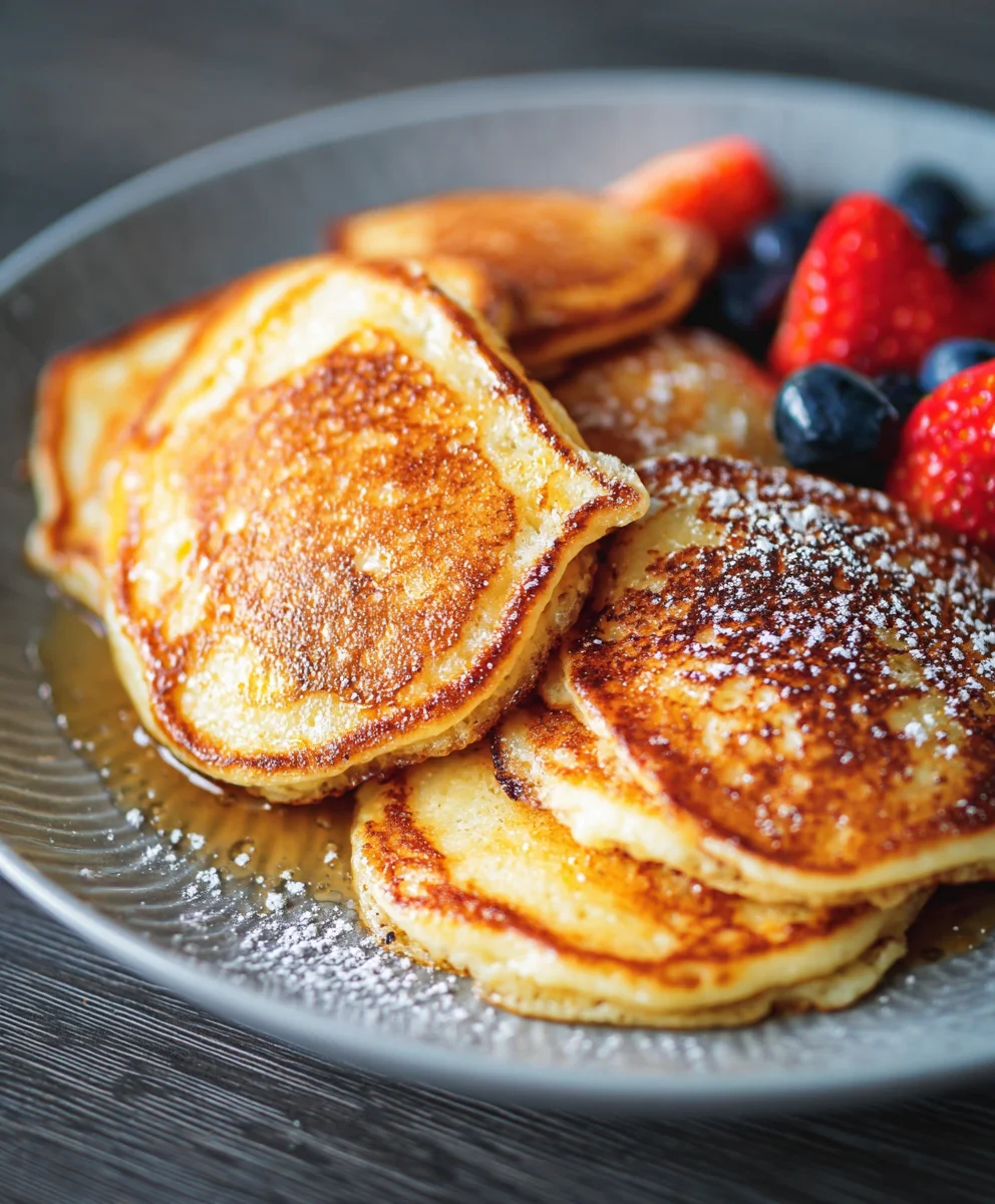 Easy Cottage Cheese Pancakes- Healthy Breakfast Treat