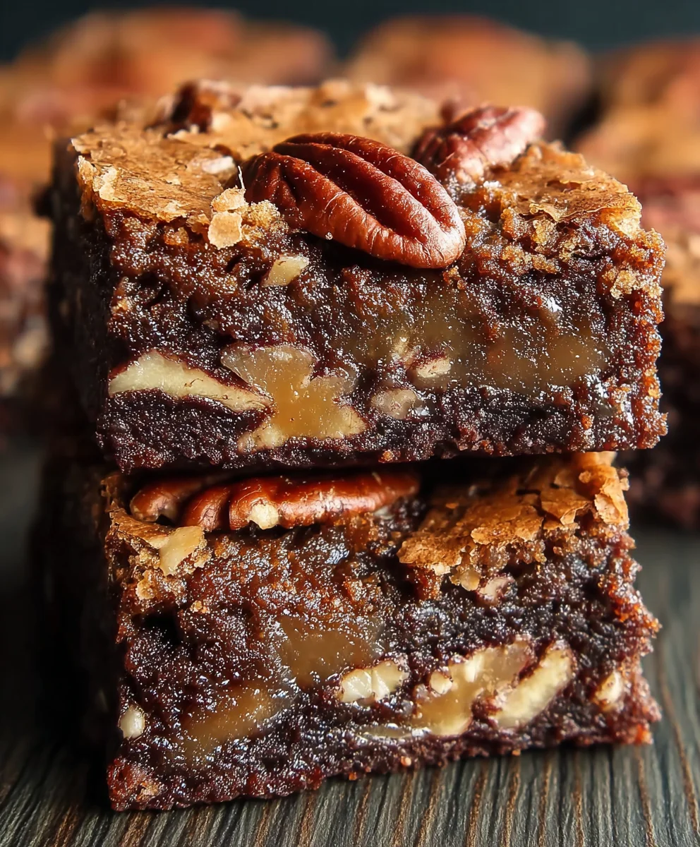 Pecan Pie Brownies-Decadent Dessert Bliss