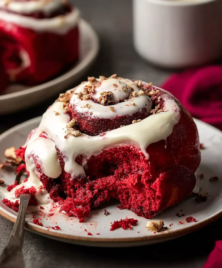 Red Velvet Cinnamon Rolls From Scratch-Easy Recipe