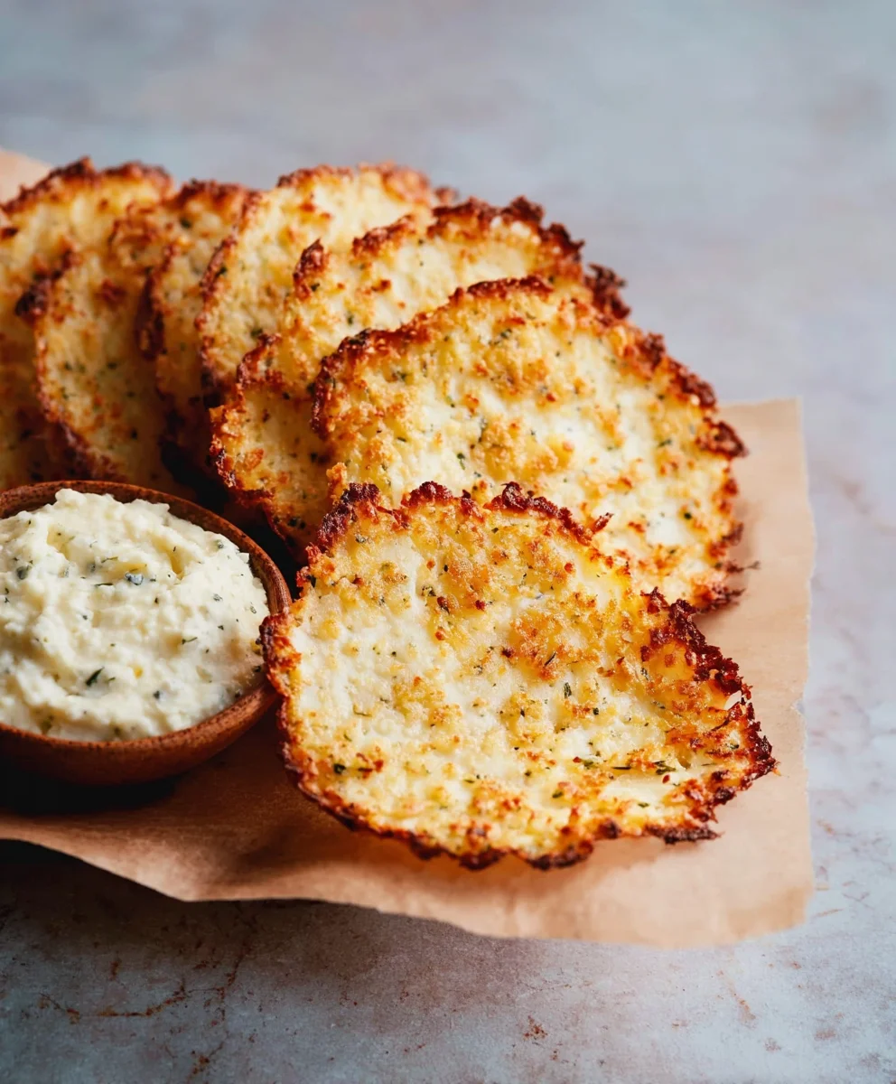 Easy Cottage Cheese Chips Recipe- Healthy Snack