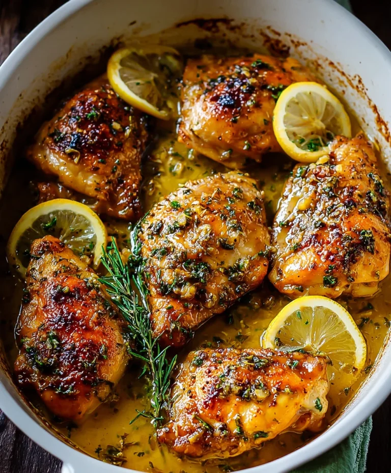Lemon Butter Baked Chicken Recipe