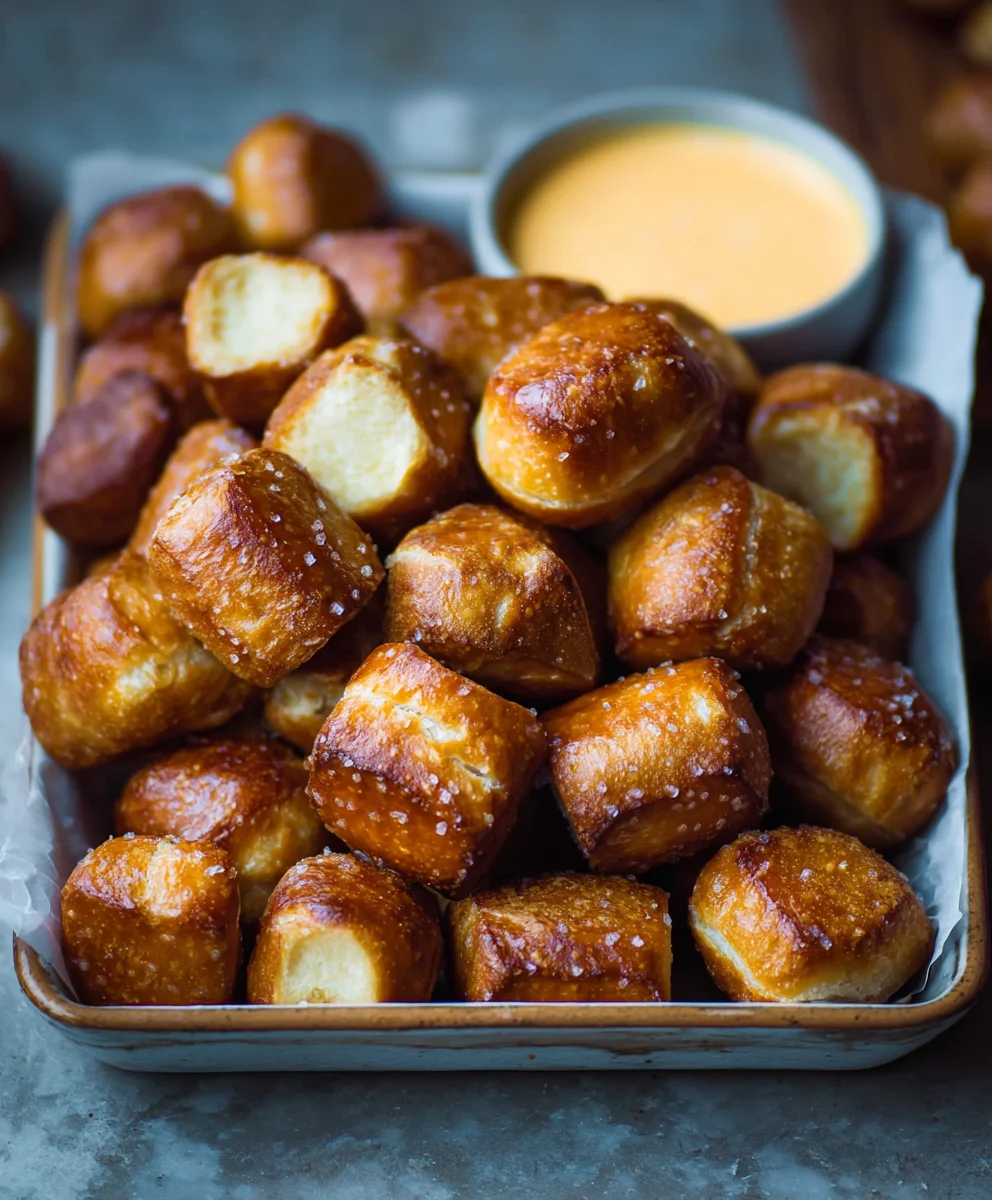 Easy Soft Pretzel Bites Recipe-Homemade Delights