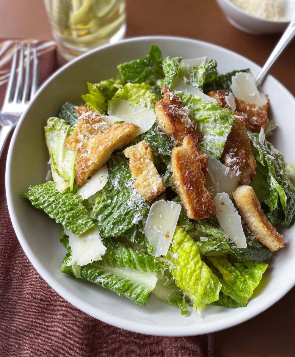 Delicious Vegetarian Caesar Salad Recipe
