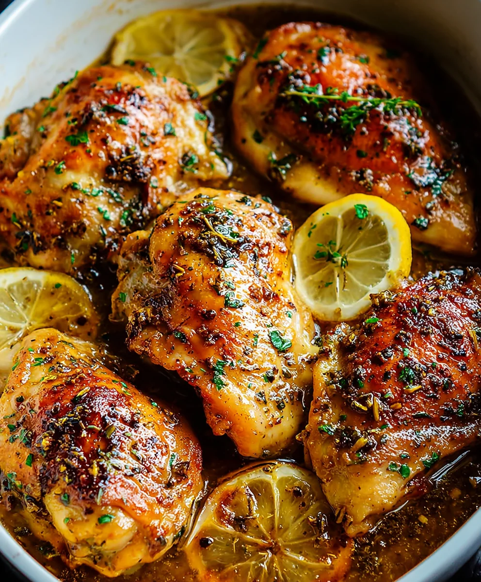 Lemon Butter Baked Chicken Recipe
