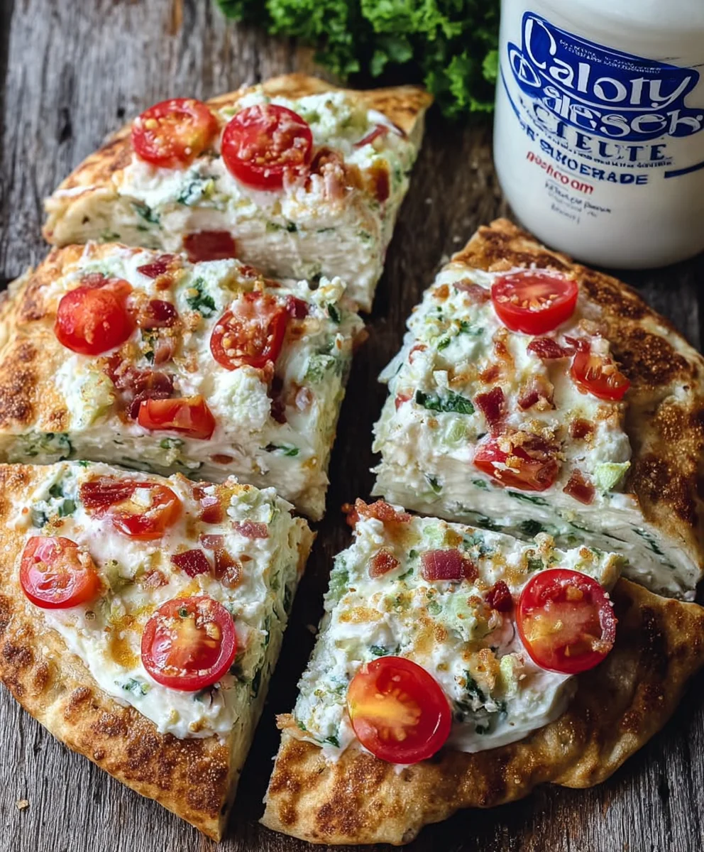 Easy 2-Ingredient Cottage Cheese Flatbread Recipe