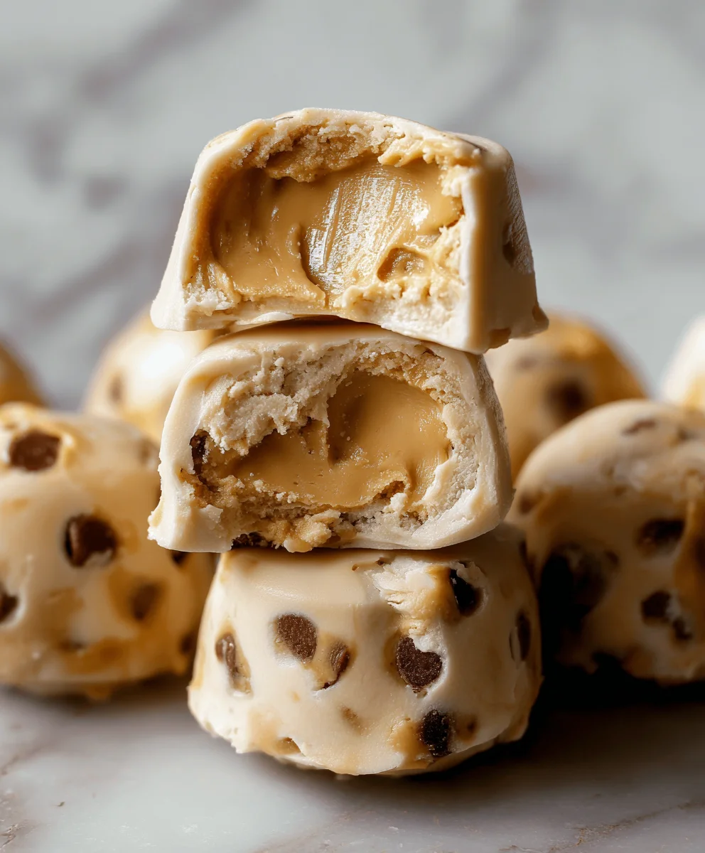 Frozen Greek Yogurt Peanut Butter Bites - Easy Snack