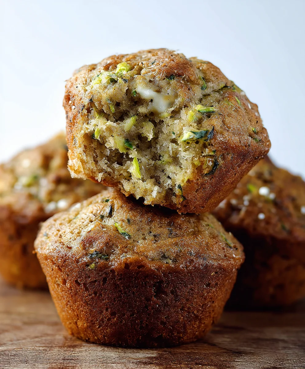 Moist Banana Zucchini Muffins-Healthy & Delicious