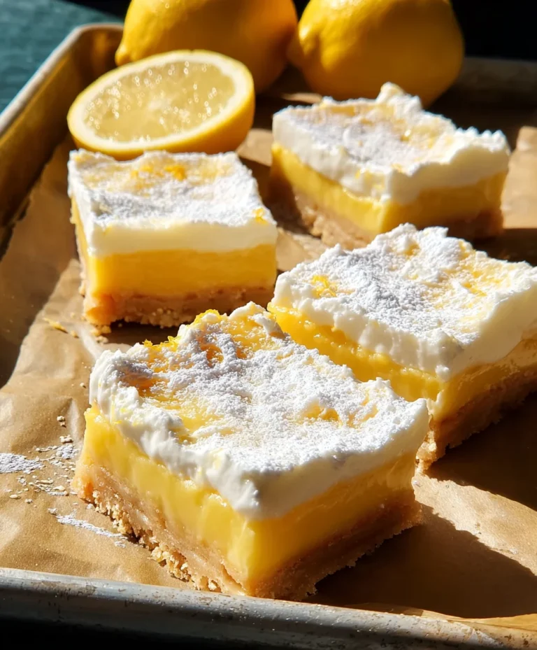 Tangy Citrus Dessert Squares-Bright & Zesty Treat