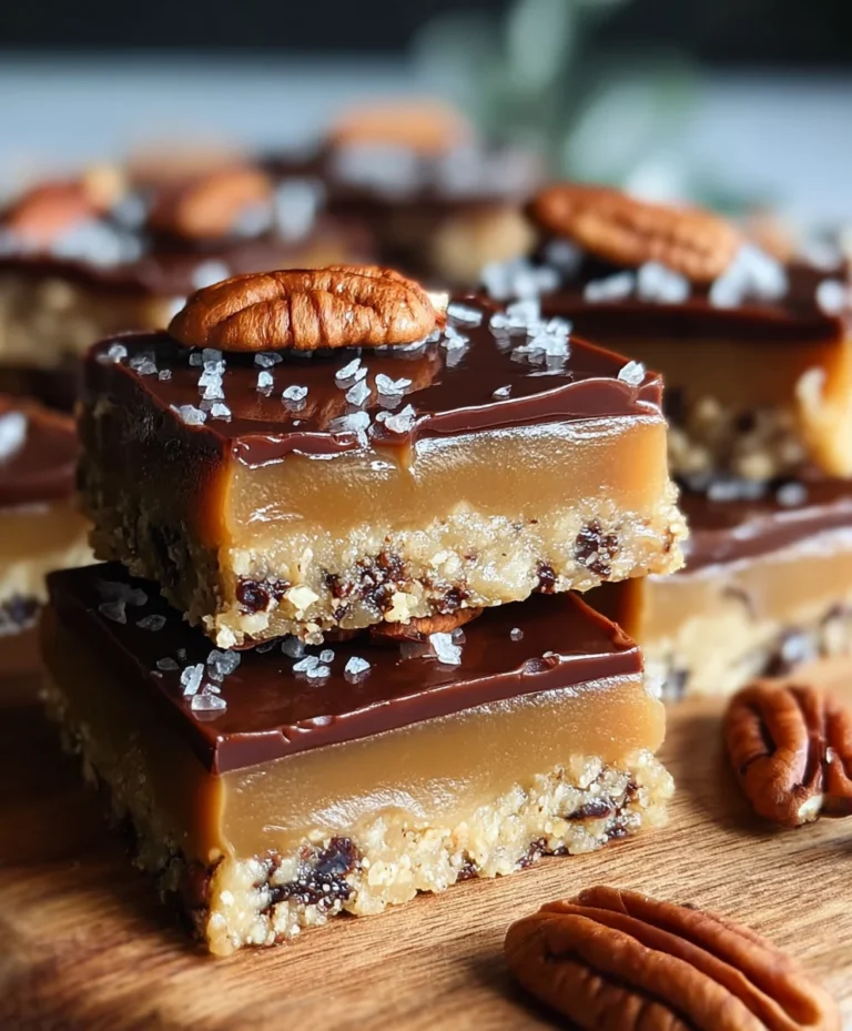Easy Turtle Bars-Decadent Chewy Caramel Pecan Dessert