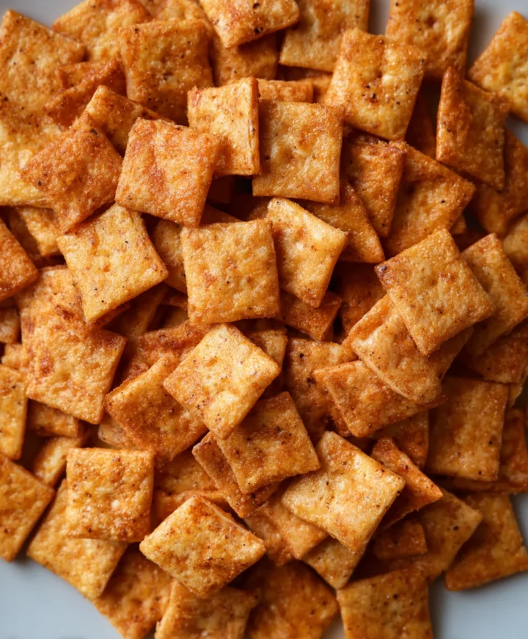 Homemade Sourdough Cheez-Its- Easy Baked Crackers