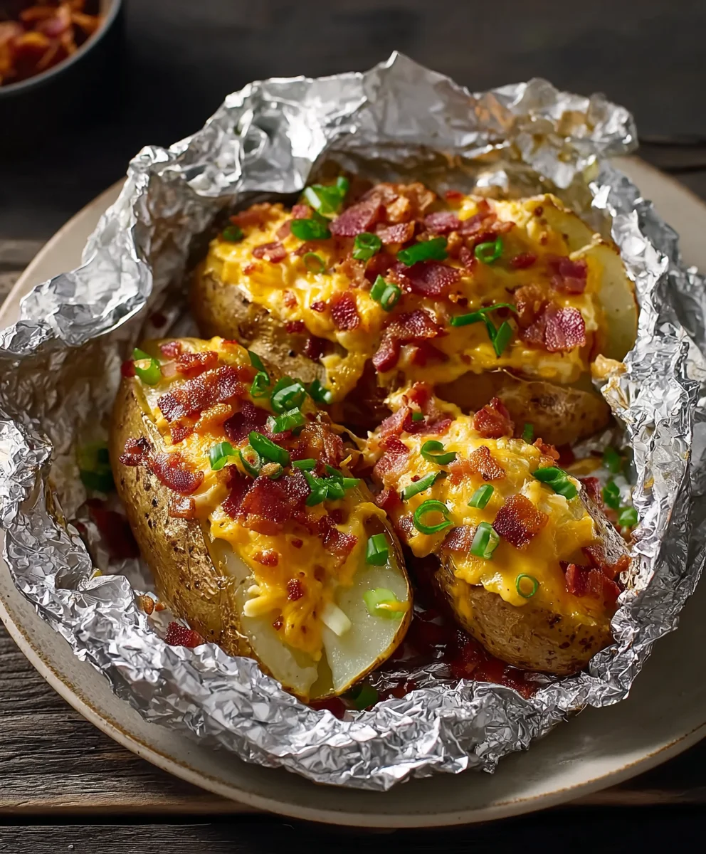 Cheesy Beef Beef Bacon Ranch Potatoes Foil Packs