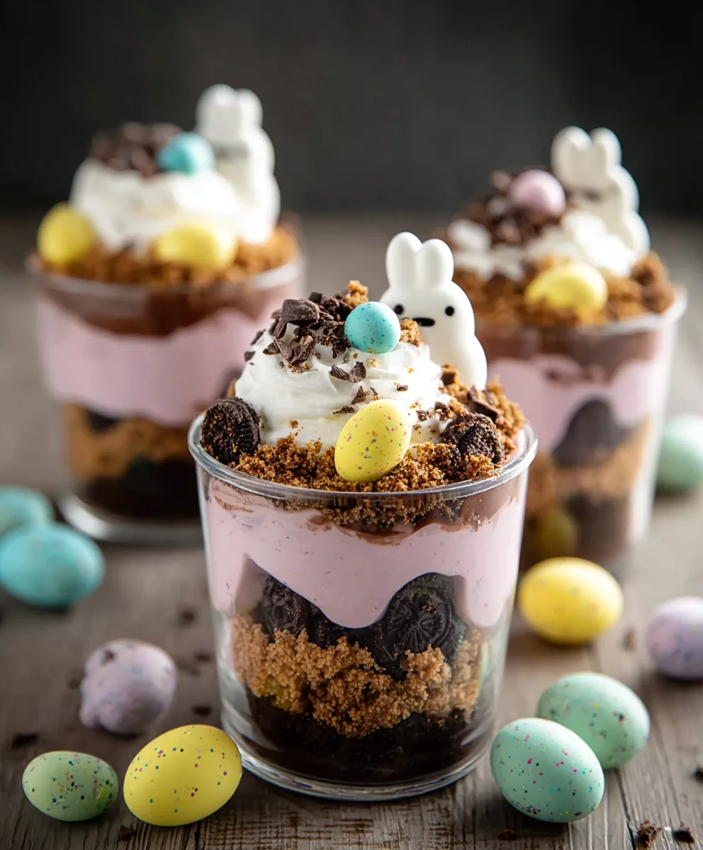 Easy Easter Dirt Cups-Kids Favorite Dessert