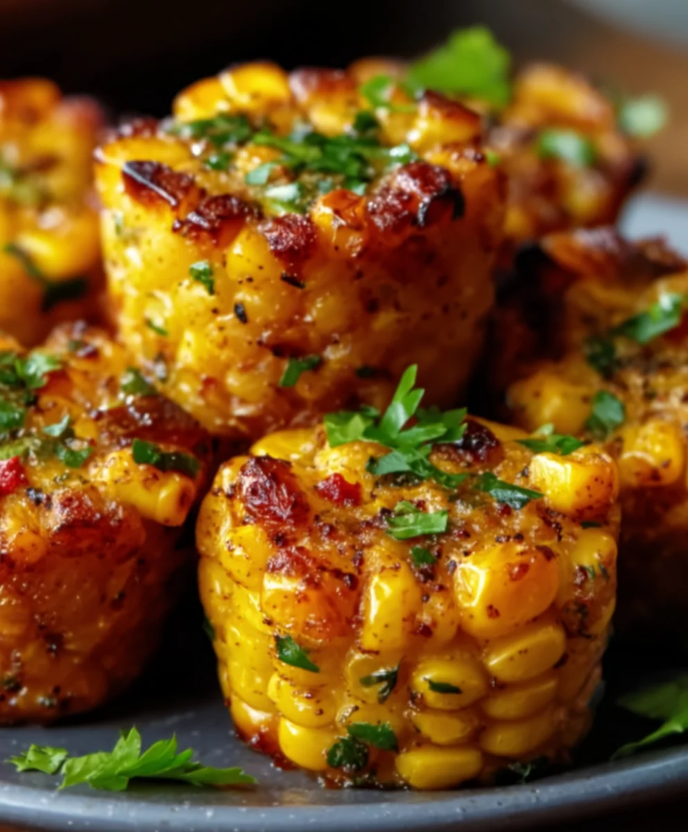 Spicy Mexican Corn Bites- Easy & Delicious Appetizer