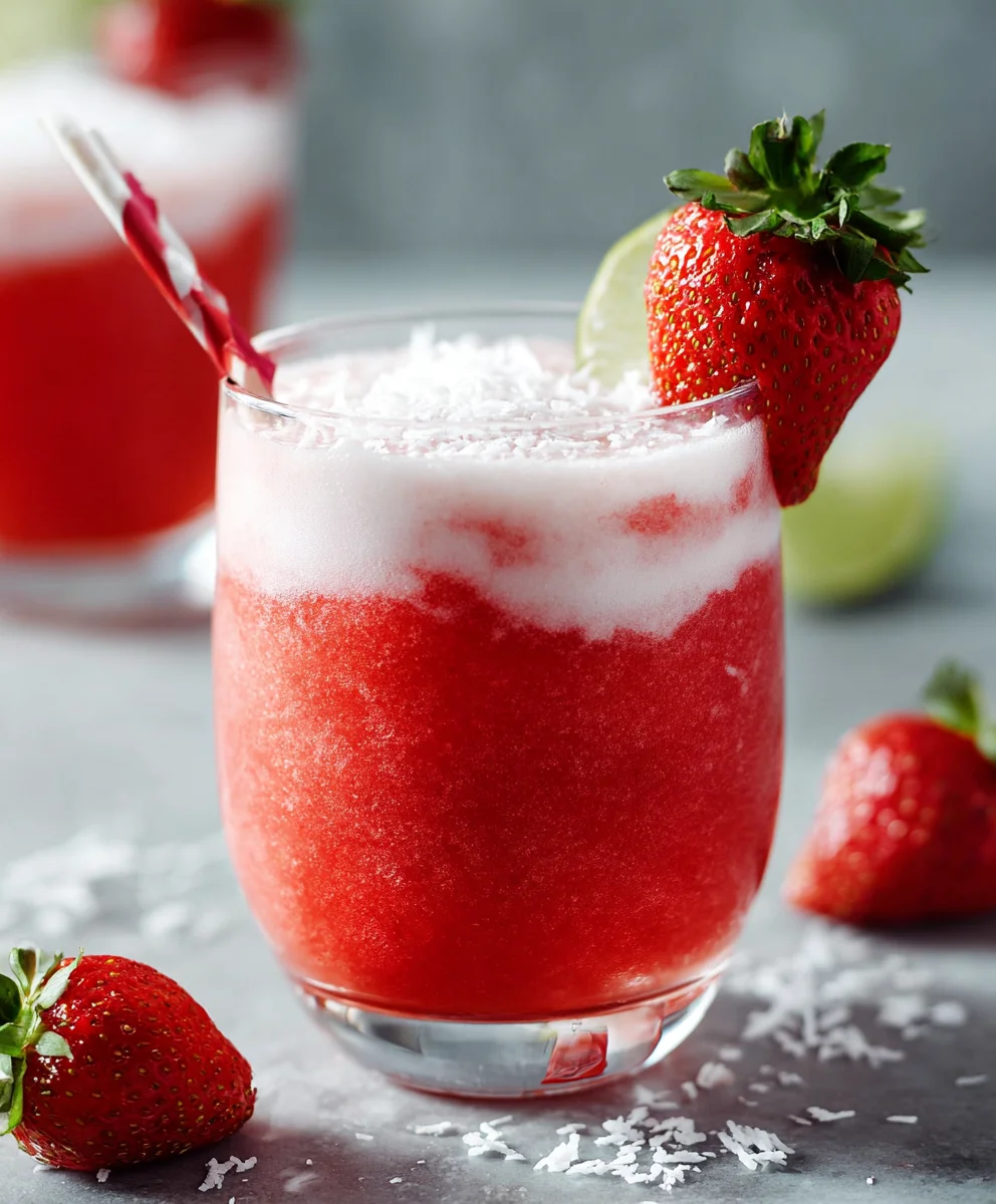 Easy Non-Non-Non-Alcoholic Alternativeic Strawberry Daiquiri Recipe