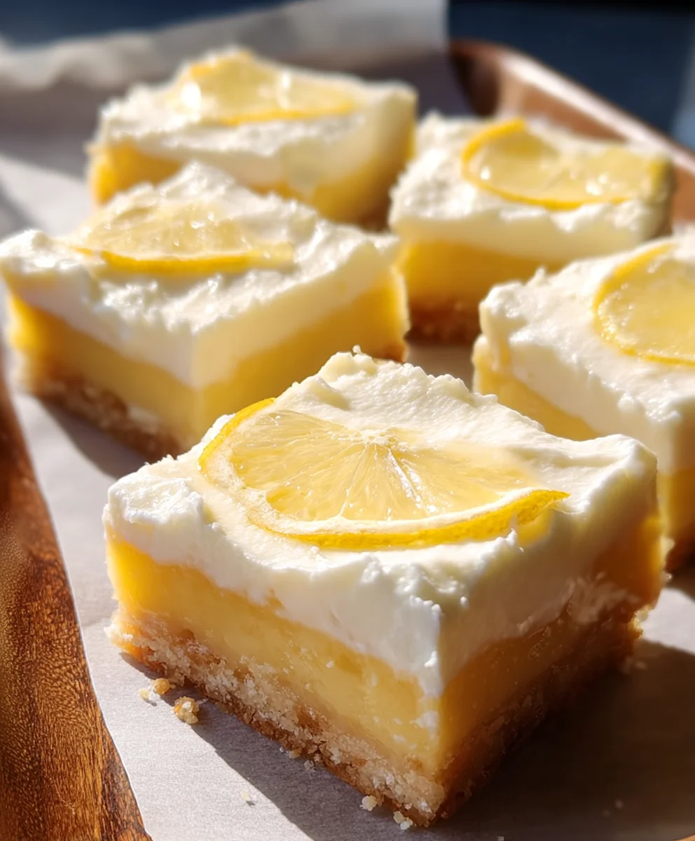 Tangy Citrus Dessert Squares-Bright & Zesty Treat