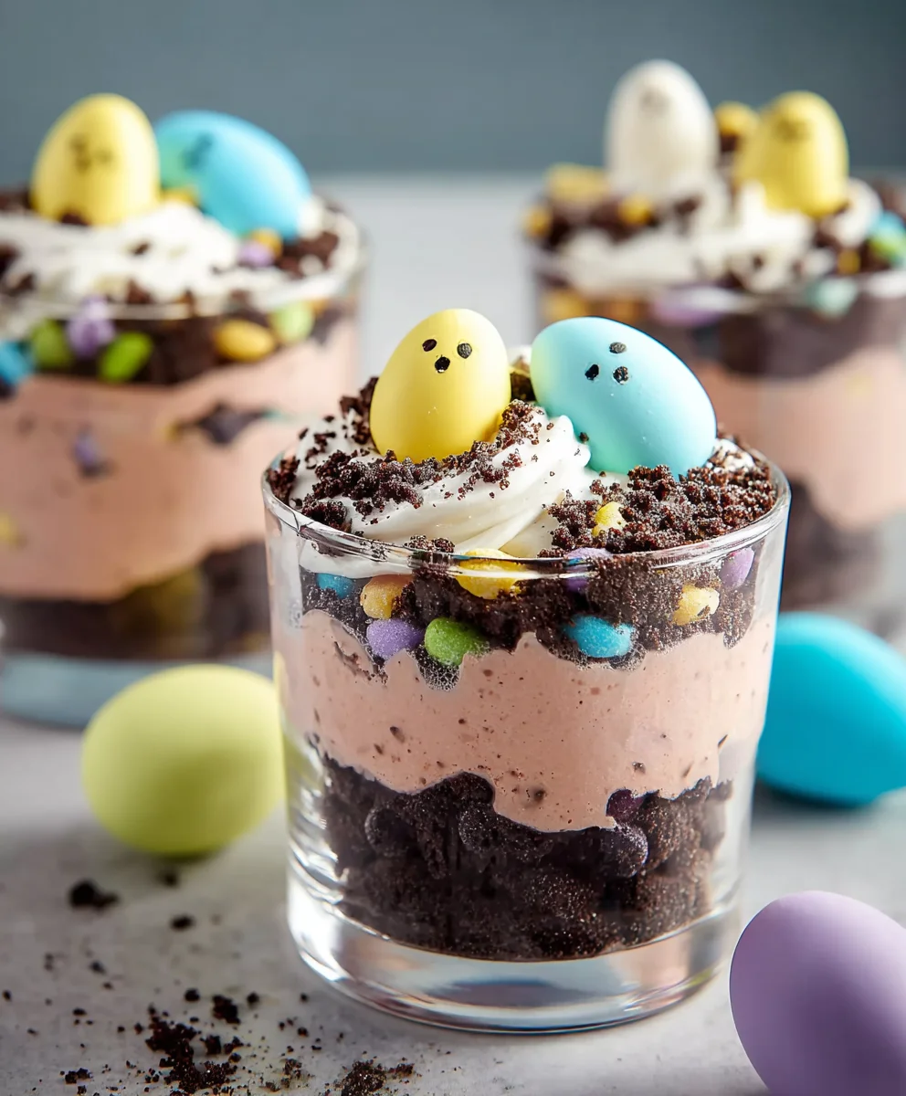 Easy Easter Dirt Cups-Kids Favorite Dessert