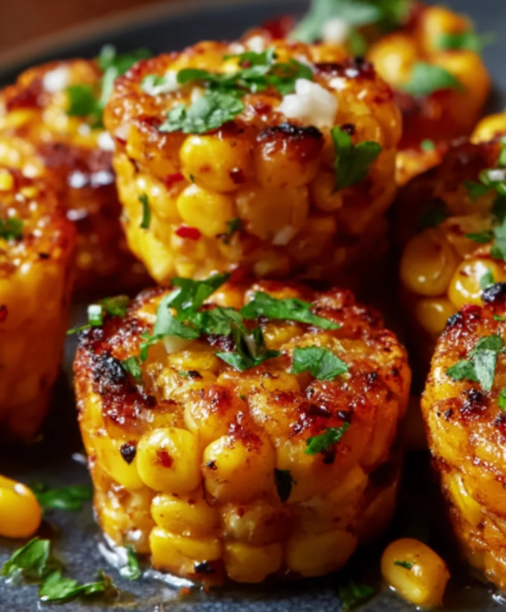 Spicy Mexican Corn Bites- Easy & Delicious Appetizer