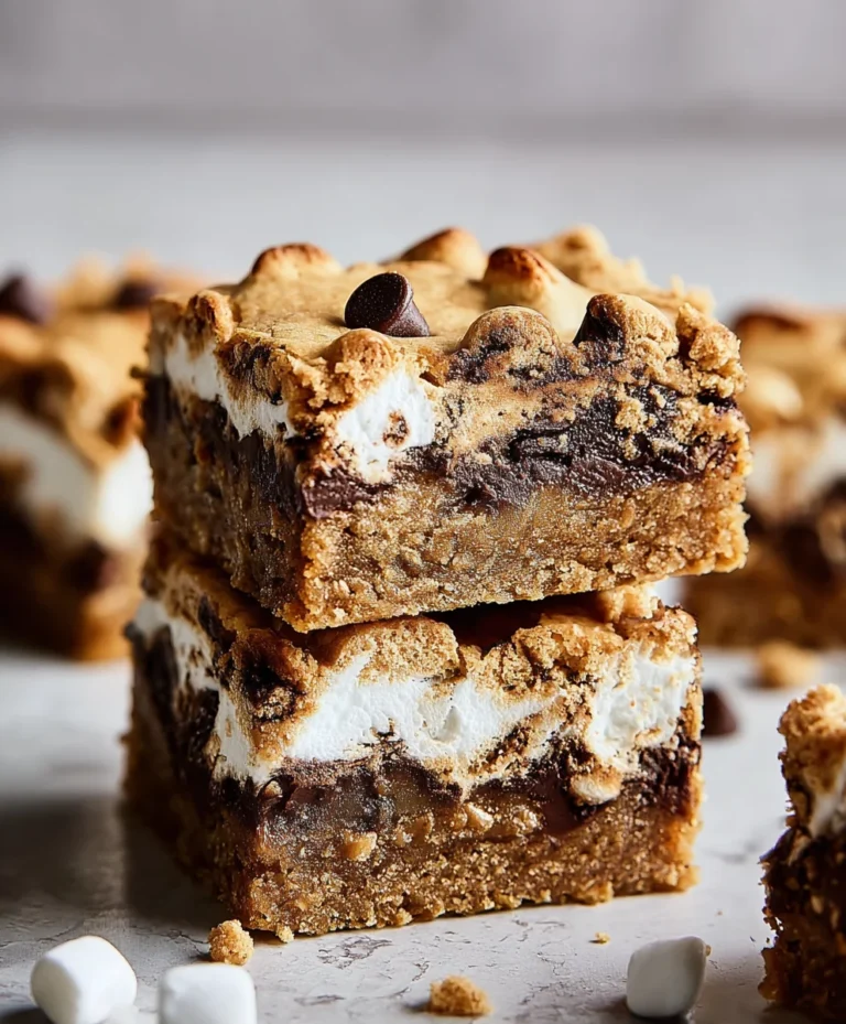 Peanut Butter Smores Blondies – Ultimate Gooey Treat