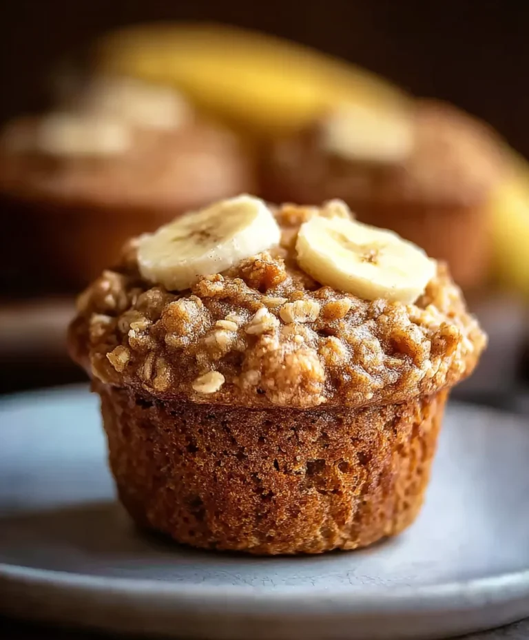 Healthy Banana Oatmeal Muffins – Easy Wholesome Treat