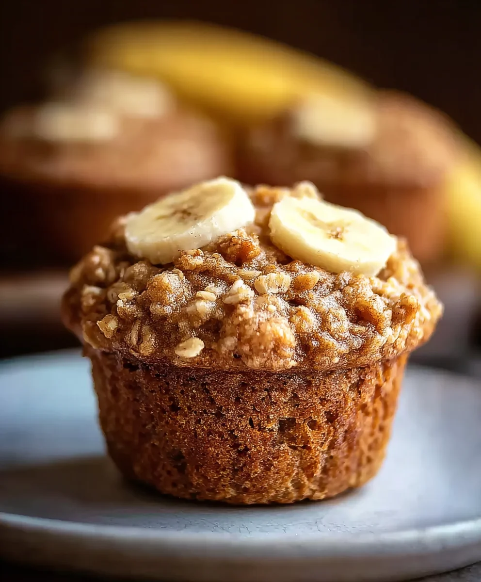 Healthy Banana Oatmeal Muffins - Easy Wholesome Treat
