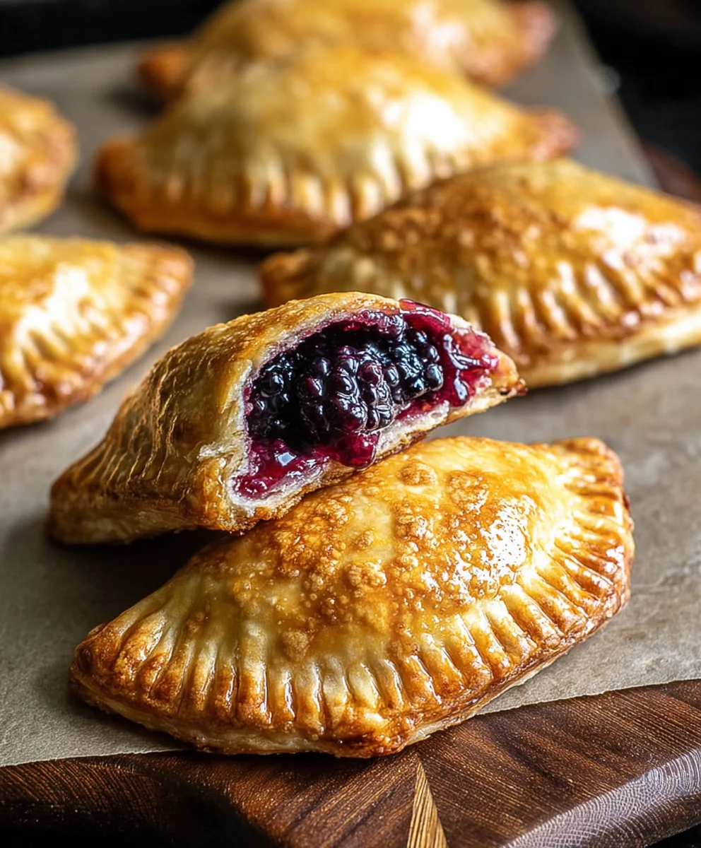 Blackberry Hand Pies-Sweet & Tart Dessert Recipe