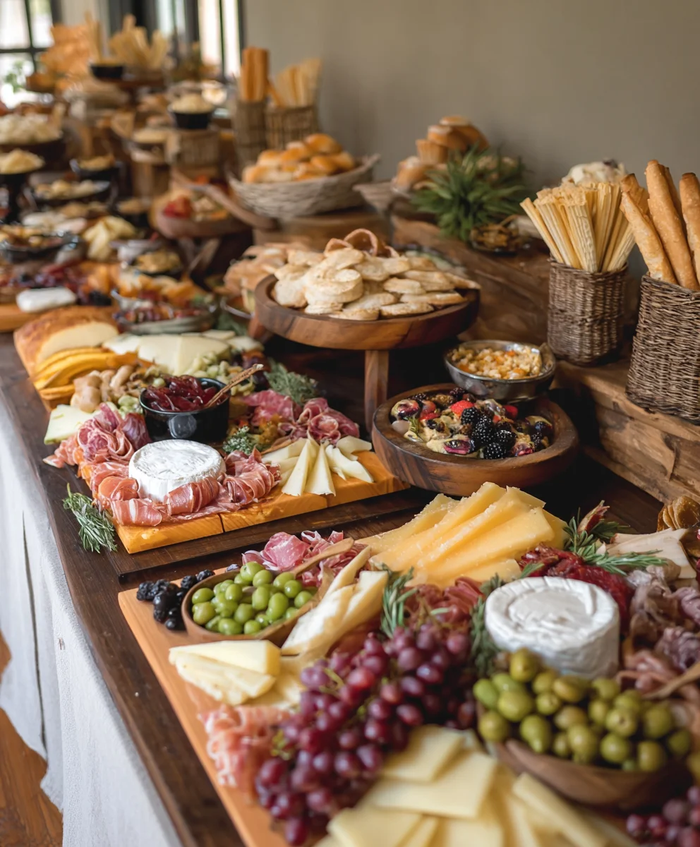 Wedding Grazing Table Ideas-Reception Starters