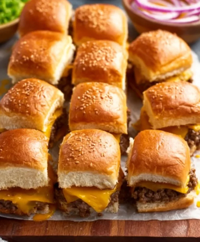 Best Cheeseburger Sliders- Easy & Flavorful Recipe