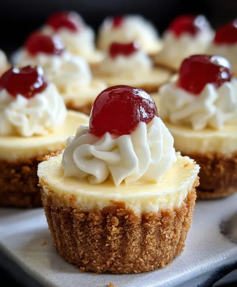 Super Easy Mini Cheesecakes Vanilla Wafer Crust