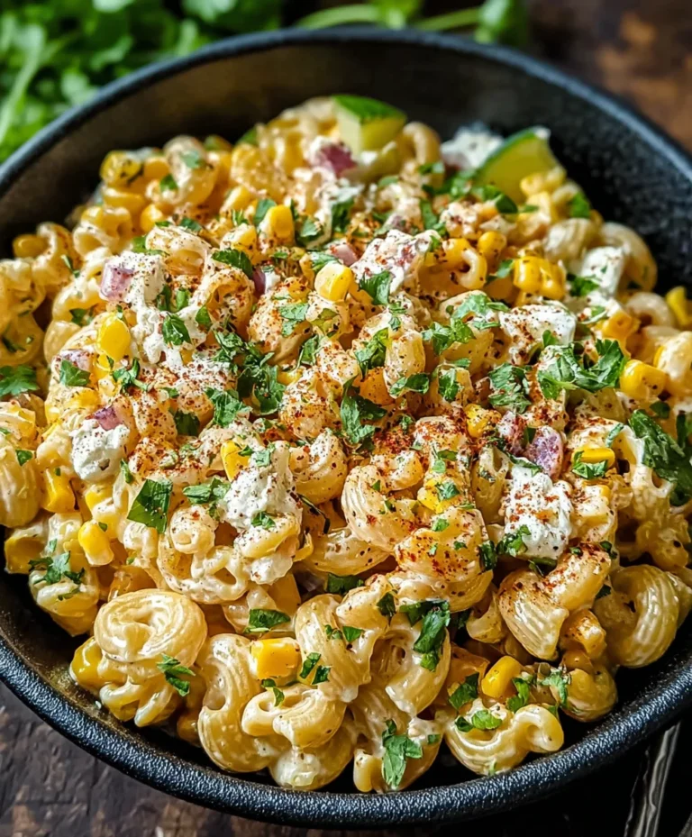 Mexican Street Corn Pasta Salad Recipe – Delicious & Easy